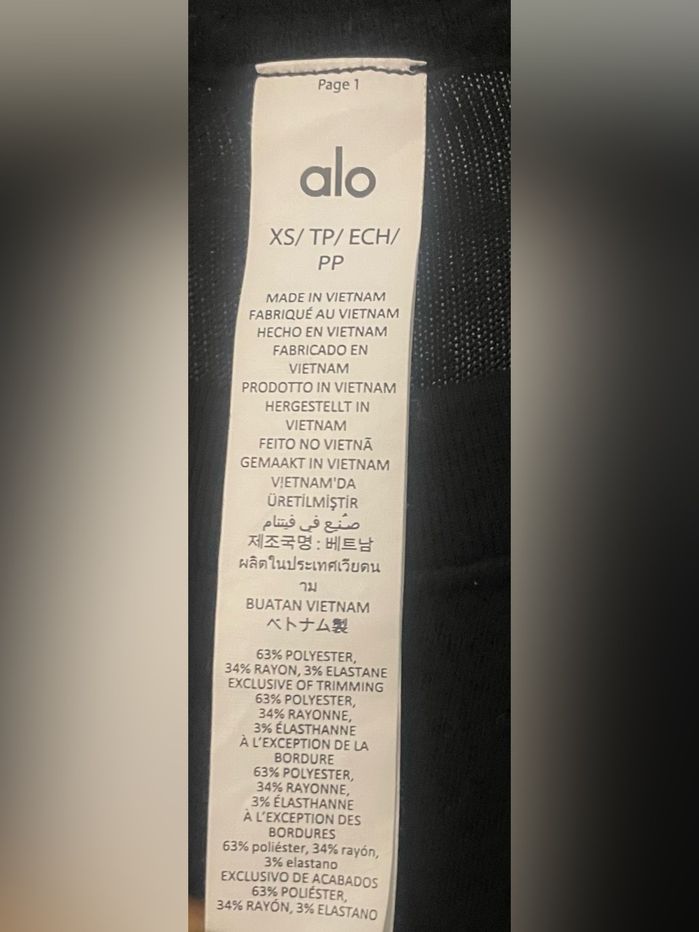 ALO Yoga Women’s Oversized Soho Pullover-Black - Picture 6 of 7